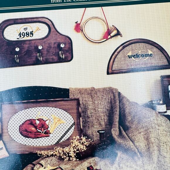 Dad Man Cross Stitch Lot GONE FISHING Duck Hunting Father's Day Husband Vintage - Picture 7 of 13